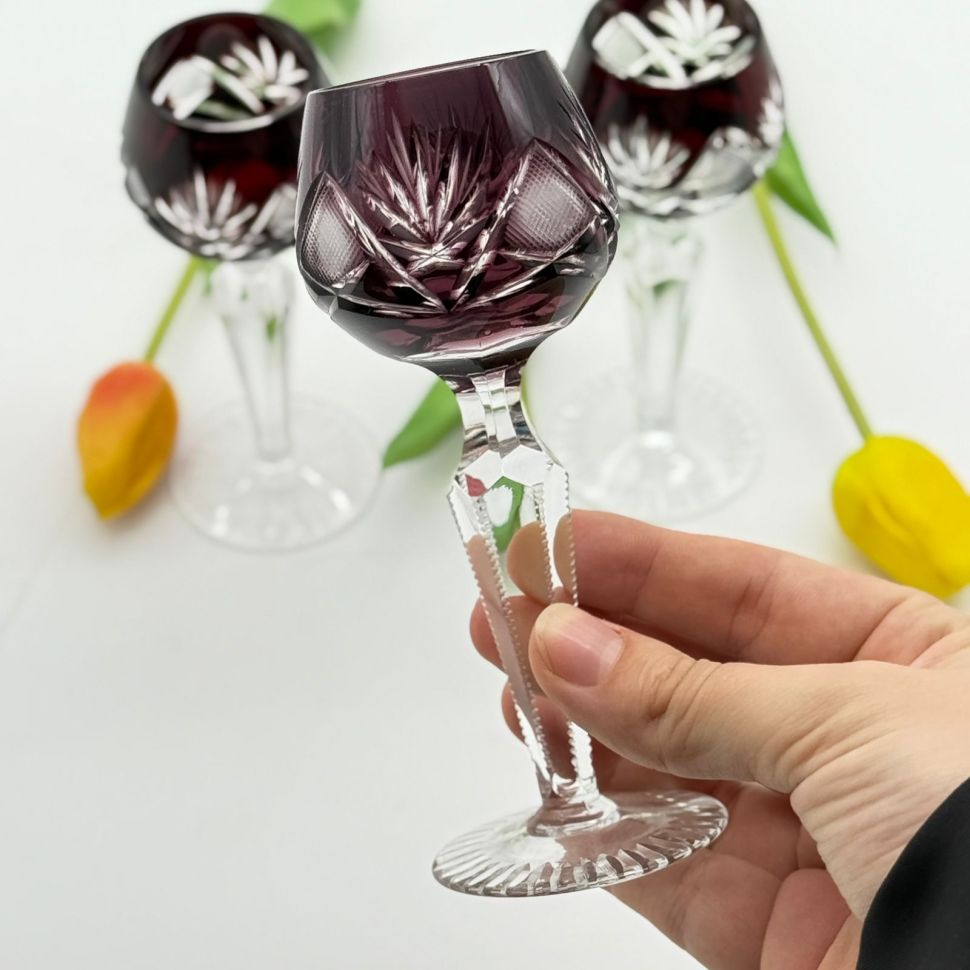 Рюмка Anna Hutte 60 мл накладной хрусталь Германия 