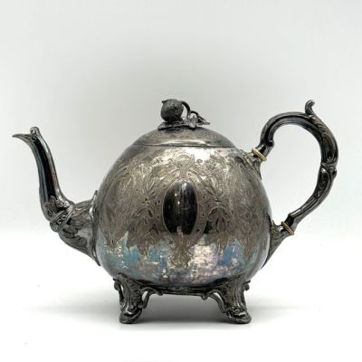 Чайник на ножках 1,4 л Англия конец XIX в. 