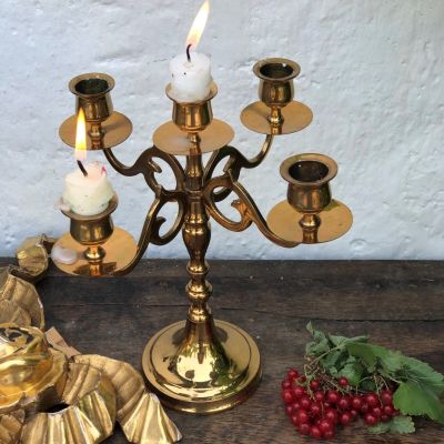 Подсвечник канделябр бронза Швеция