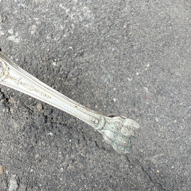 Щипцы для льда и сахара Лев 14 см серебрение Франция