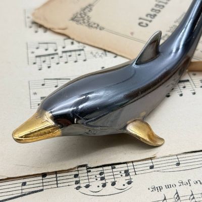 Открывалка BMF Дельфин черный 17 см металлический сплав Германия