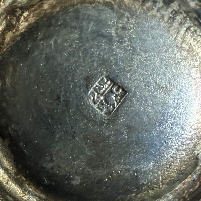 Подставка для яйца с ложкой набор BORDO серебрение Франция 