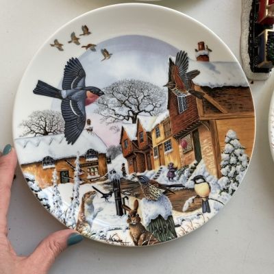 Тарелка 23 см 1992 Wedgwood Woodland Visitors