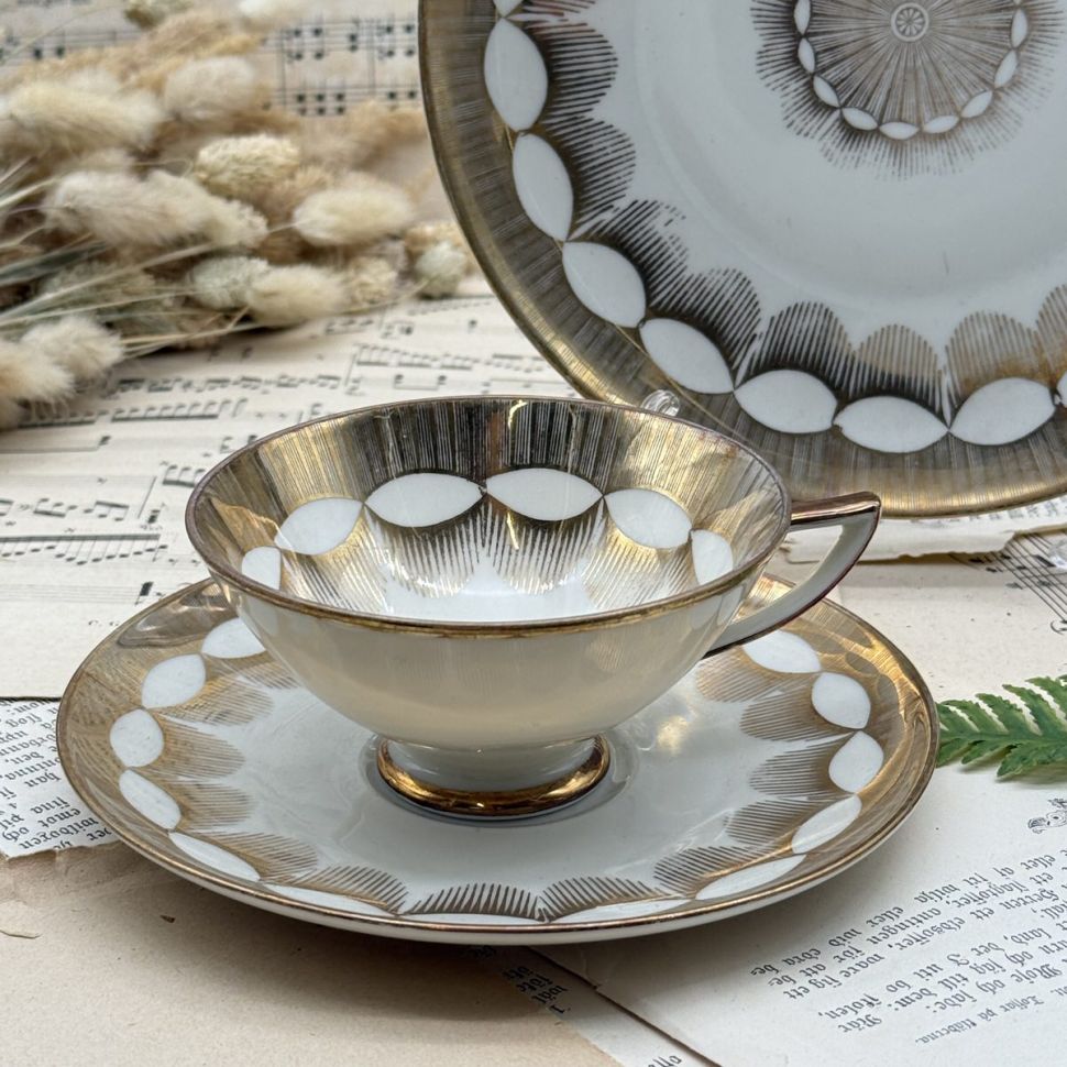 Чайное трио Winterling Ursula 200 мл фарфор Германия 