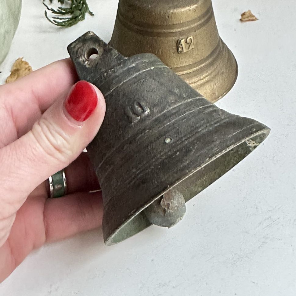 Колокольчик на сонетку 9 см латунь