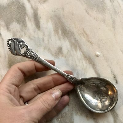 Ложка модерн 17 см мельхиор