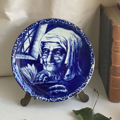 Тарелка Бабушка 25 см Boch Delfts Бельгия