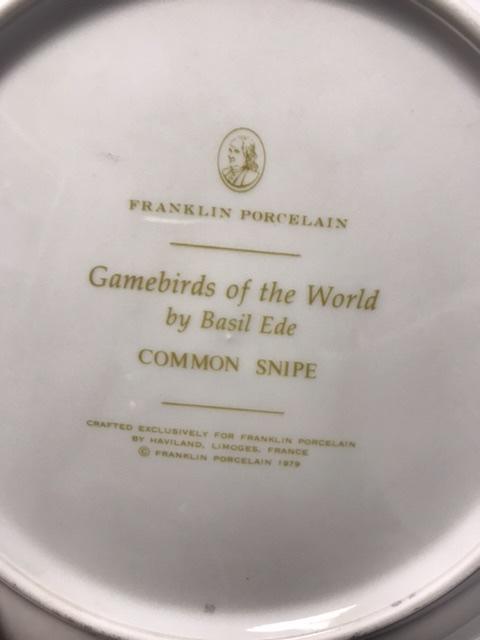 Тарелка Franklin Porcelain серии Gamebirds of the World  23 см 1979 г Франция