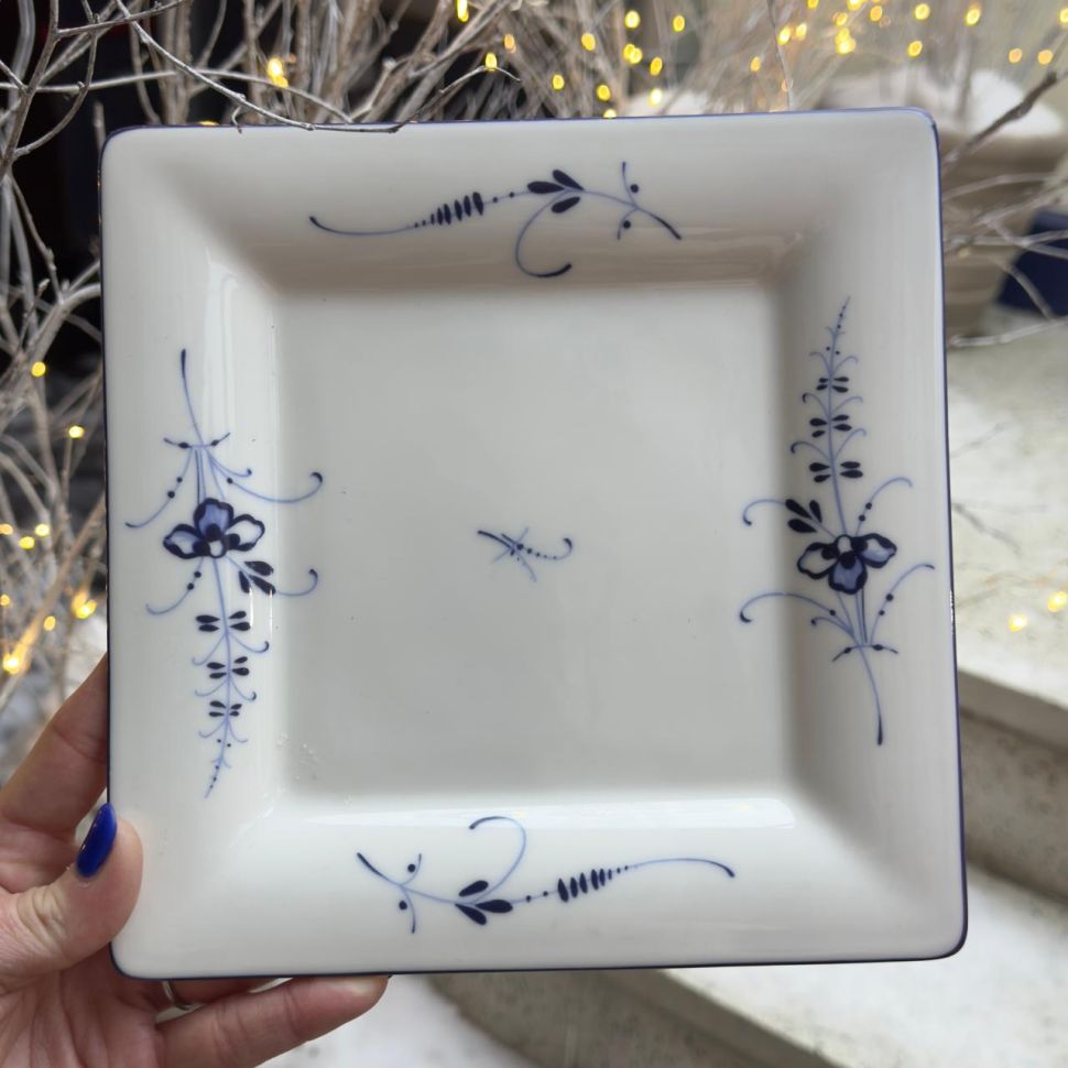 Тарелка квадратная Vieux Luxembourg 21 см ВиллеройБох