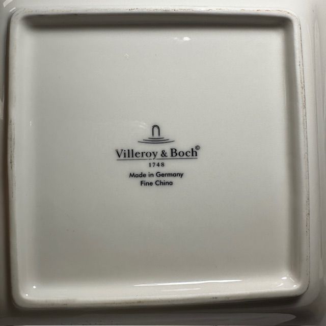 Тарелка квадратная Vieux Luxembourg 21 см ВиллеройБох