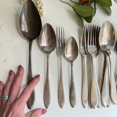 Ложка столовая 21 см серебрение