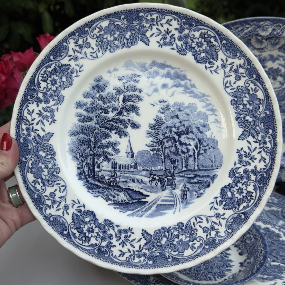 Тарелка Royal Tudor Ware Olde Ingland 25 см фарфор Англия