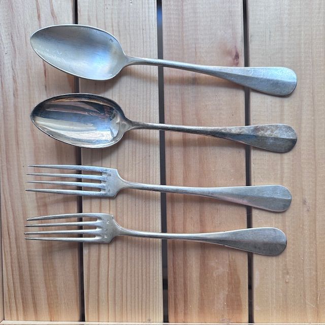 Ложка столовая G.B.L. 21 см серебрение Франция