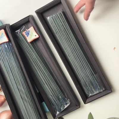 Набор благовоний Ayurveda 40 ароматических палочек на подставке