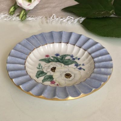 Пепельница фарфоровая с рифленым краем, Дания