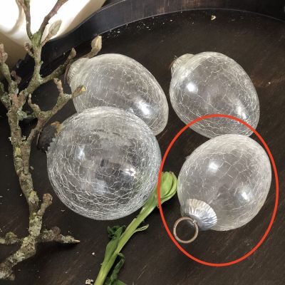 Декоративный подвес 11 см, стекло