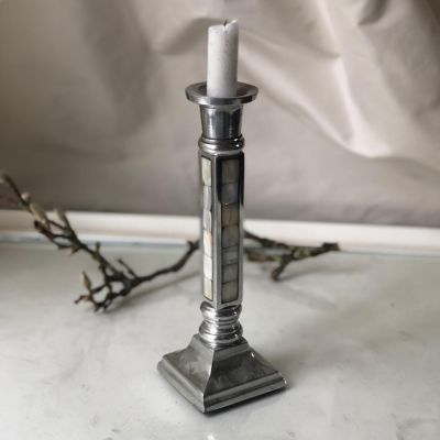 Подсвечник колонна с перламутром