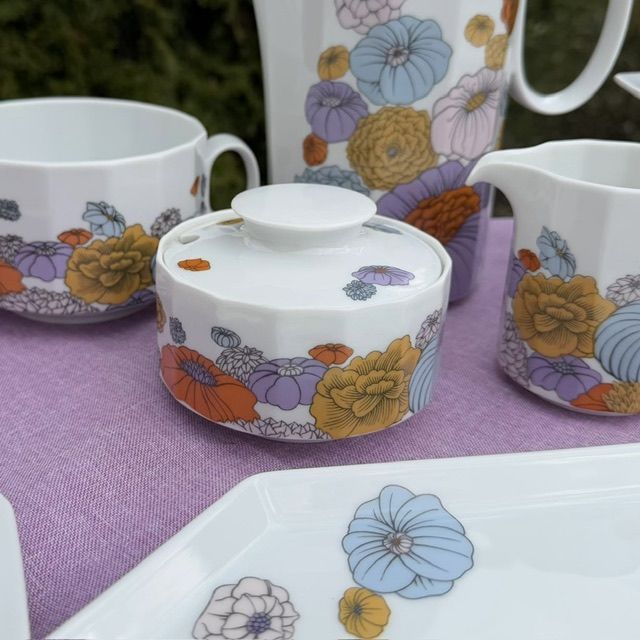 Сахарница Rosenthal Polygon Patras 10 см 1960-1970 гг фарфор Германия