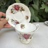 Чайная пара Royal Albert Розы  200 мл Англия  