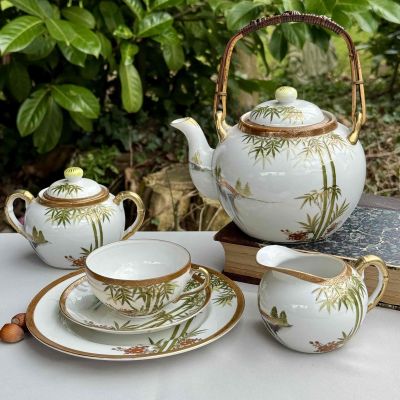 Молочник Бамбук 200 мл фарфор Япония  