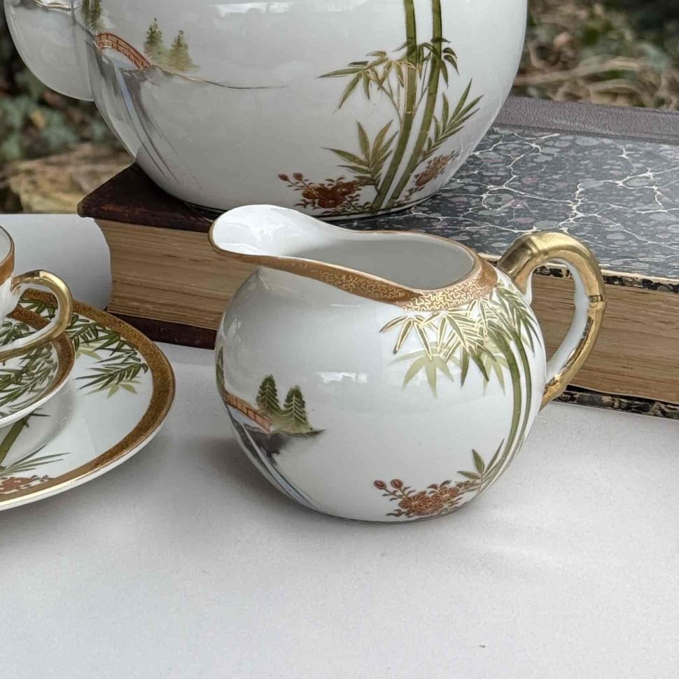 Молочник Бамбук 200 мл фарфор Япония  