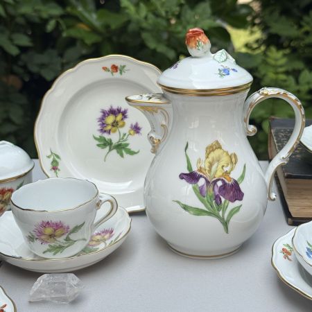 Кофейник чайник Meissen Мейсенский букет​ 0,5 л 1966 г. Германия