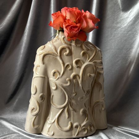 Ваза Камзол 31 см керамика Франция