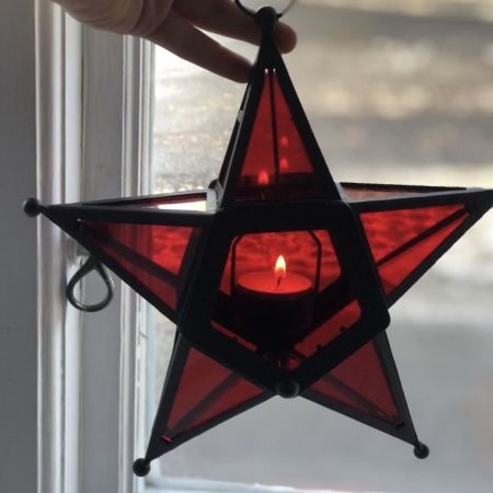 Подсвечник 28 см Звезда 