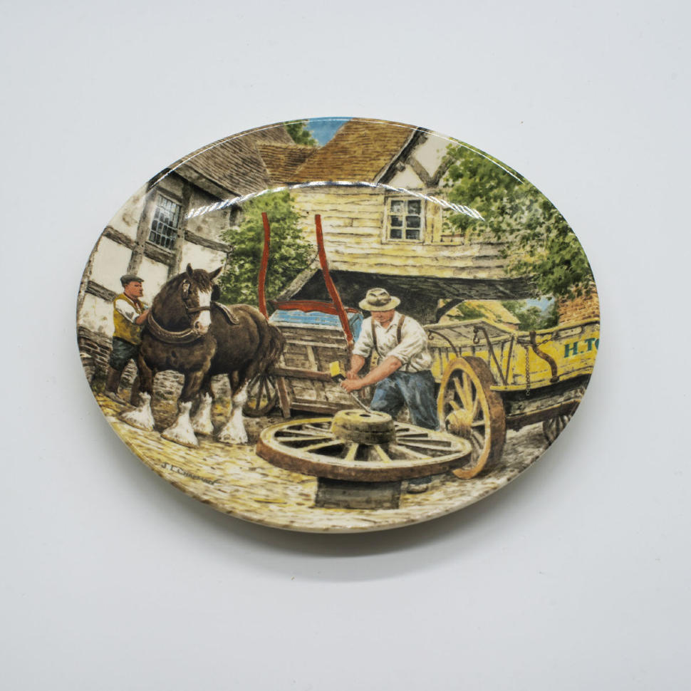 Тарелка The Wheelwright Wedgwood 1989 limited edition