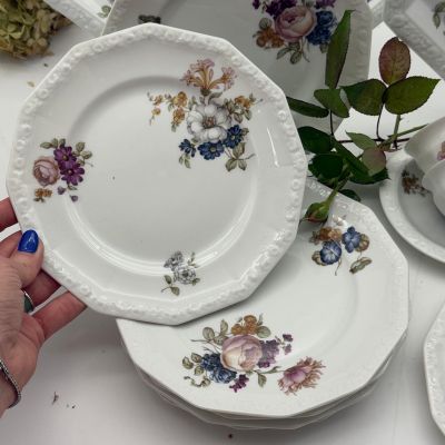 Тарелка Rosenthal Classic Rose Садовые розы 20 см Германия