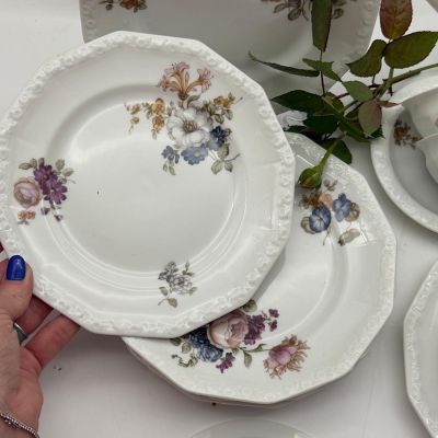 Тарелка Rosenthal Classic Rose Садовые розы 20 см Германия