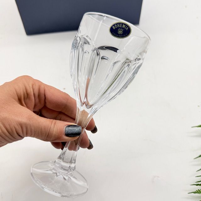 Бокал Bohemia Safari 190 мл набор 6 шт. в стиле Baccarat Harcourt Чехия хрусталь