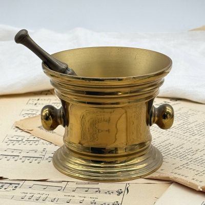 Ступка с пестиком SKS design 11 см латунь Германия