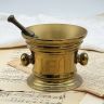 Ступка с пестиком SKS design 11 см латунь Германия