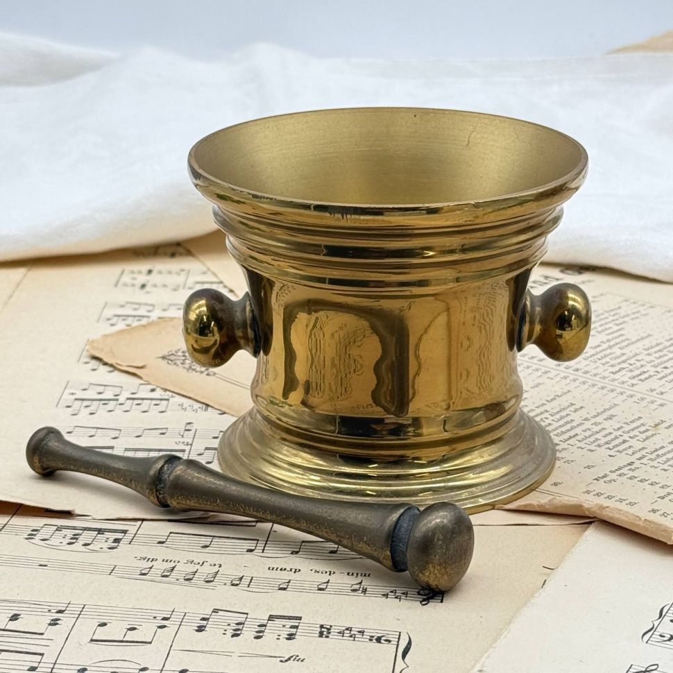 Ступка с пестиком SKS design 11 см латунь Германия