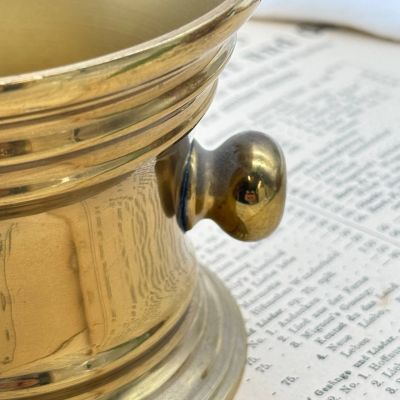 Ступка с пестиком SKS design 11 см латунь Германия