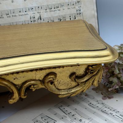 Полка консоль дерево гипс 51 см Франция