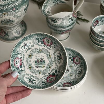 Блюдце 12 см Wedgwood Doves Англия 150 лет
