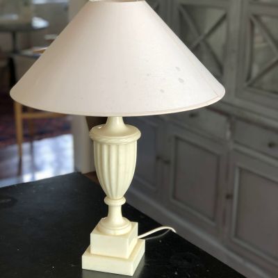 Лампа настольная 41 см Италия без абажура мрамор