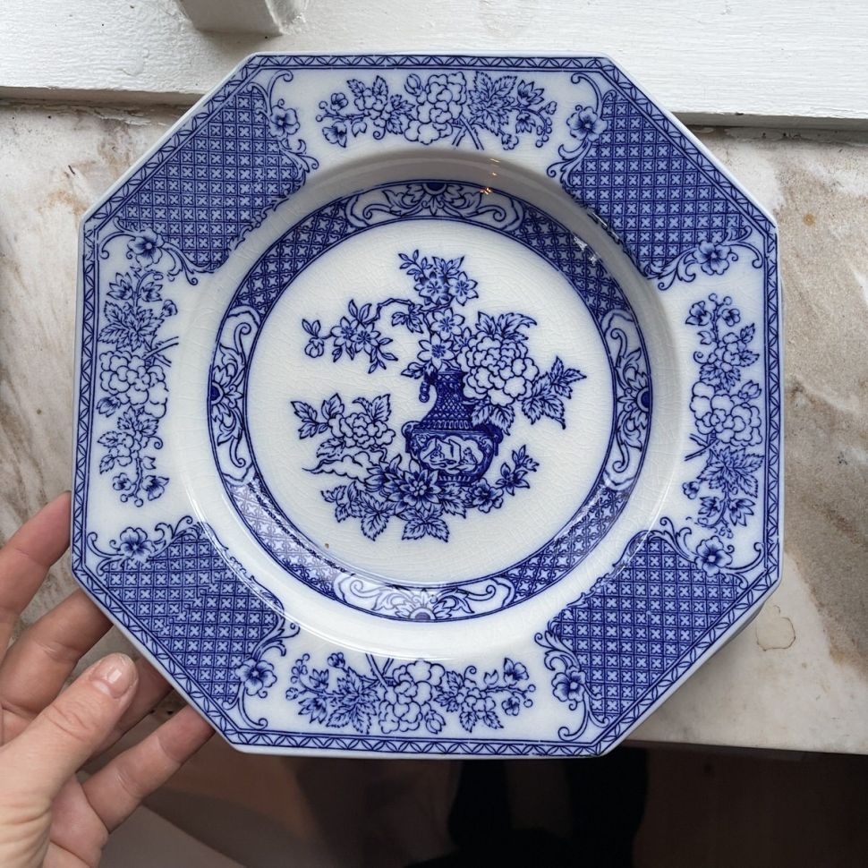 Тарелка углубленная 25 см Rorstrand Hoangho фарфор уценка