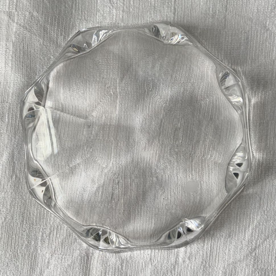 Миска розетка 15 см хрусталь Германия