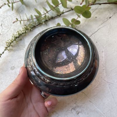 Подставка 13 см мельхиор патина