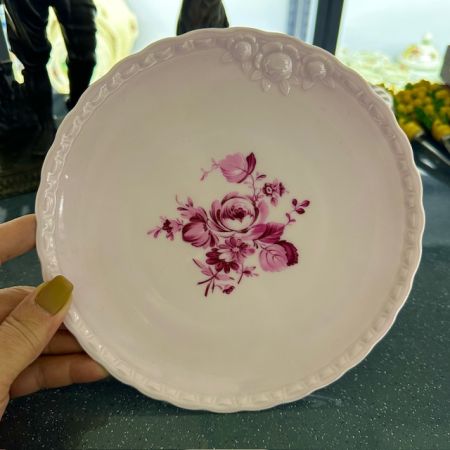 Тарелка Hutschenreuther Porcelain Rose Букет 20 см Бавария 
