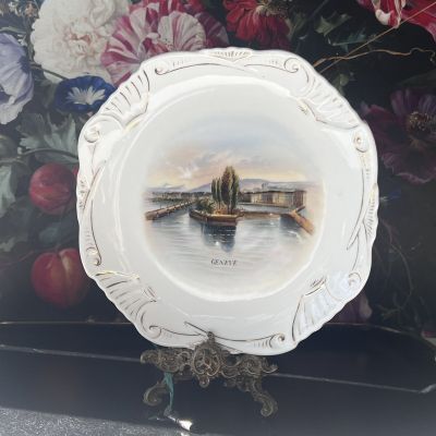 Блюдо на ножке музыкальное Golden Lyre House 22 см Швейцария