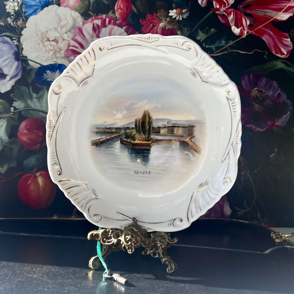 Блюдо на ножке музыкальное Golden Lyre House 22 см Швейцария