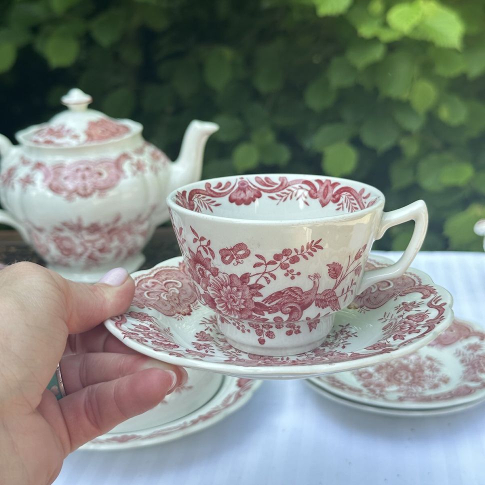 Чайная пара 210 мл Windsor Staffordshire Ridgway Англия