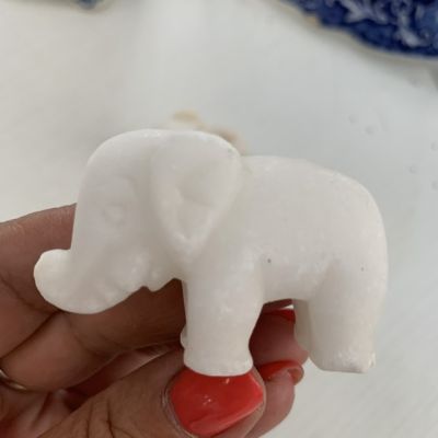 Статуэтка Слон 5 см мрамор