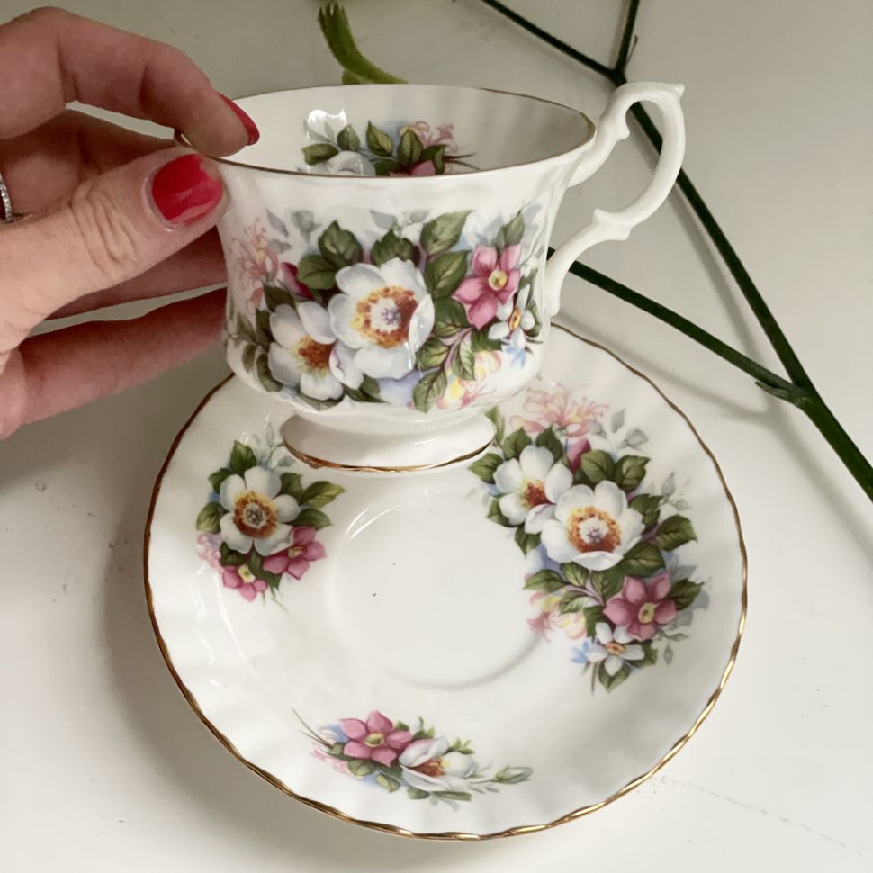Чайная пара Royal Albert Summertime 200 мл Англия 