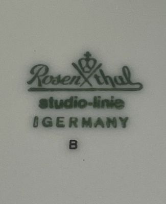 Чайная пара Rosenthal Polygon Patras 200 мл 1960-1970 гг фарфор Германия