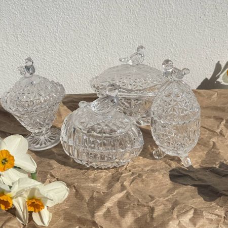 Шкатулка мини Hofbauer 10 см хрусталь Германия